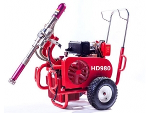HD980汽油 柴油 電動版膩子噴涂機